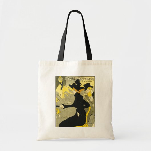 Totebag: Divan Japonais by Toulouse-Laurec トートバッグ (正面)