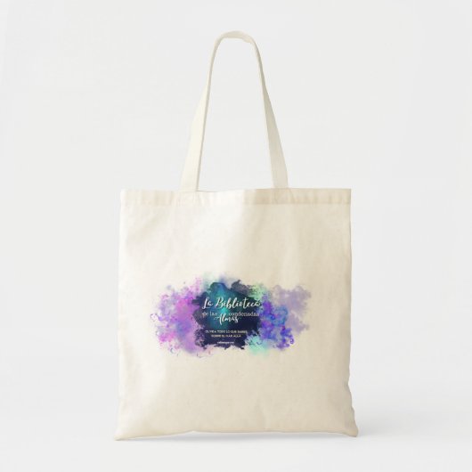 Totebag para amantes de los libros トートバッグ (正面)