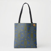 Totebag Snake Pond Blue トートバッグ (正面)