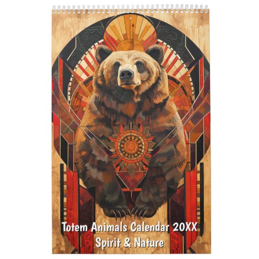 Totem Animals Calendar 2026 – Spirit & Nature カレンダー (カバー)