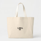 Totem Bag Label55  ラージトートバッグ (正面)