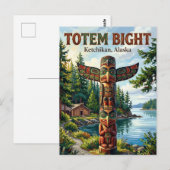 Totem Bight State Historical Park Alaska Postcard ポストカード (正面/裏面)