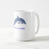 Tótem Delfín: Esto no es Arte, es un Mensaj コーヒーマグカップ (正面右)
