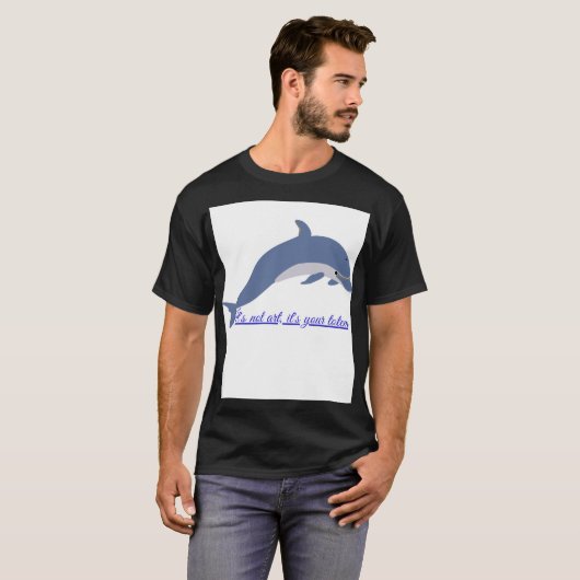 Tótem Delfín: Esto no es Arte, es un Mensaj Tシャツ (正面フル)