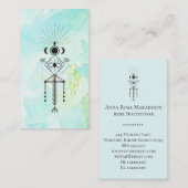 *~* Totem Eye Moon Astrology Yoga霊気 名刺 (正面/裏面)