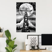 Totem Pole Art ポスター (ホームオフィス)
