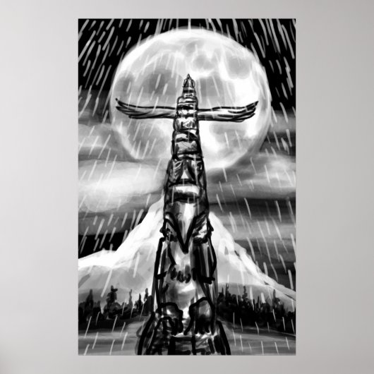 Totem Pole Art ポスター (正面)