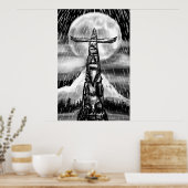 Totem Pole Art ポスター (キッチン)