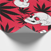 Totenkopf Hanfblatt ラッピングペーパー (角)