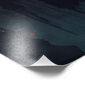 Totenkopf mit Apokalyptischem Hintergrund フォトプリント (角)