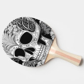 Totenkopf mit Ornamenten 卓球ラケット (横)