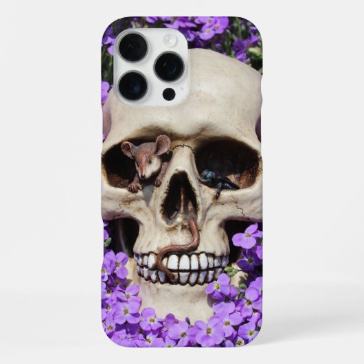 Totenkopf Schädel - Gothic / iPhone Hüllen iPhoneケース (裏面)