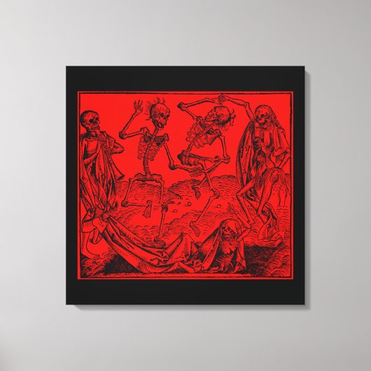 Totentanz / Dance of macabre キャンバスプリント (正面)