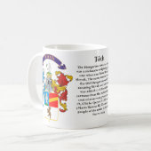 Toth、起源、意味および頂上 コーヒーマグカップ (正面左)