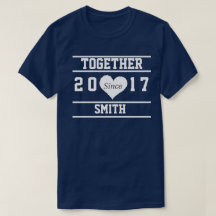 「Tother Since...」とのカップル Tシャツ