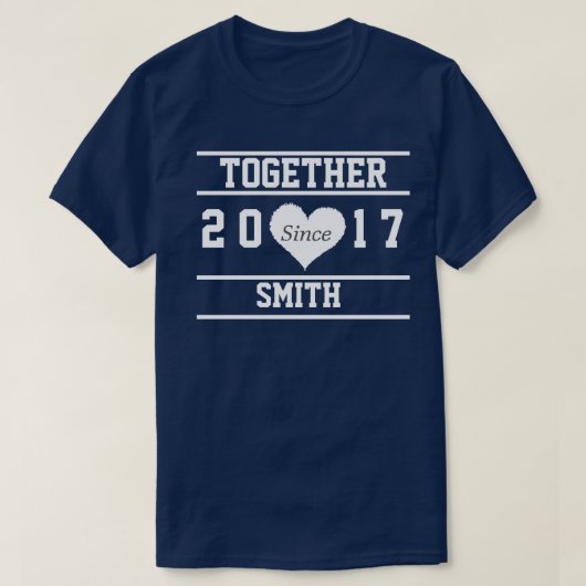 「Tother Since...」とのカップル Tシャツ (デザイン正面)