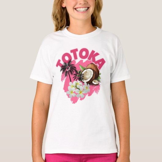 TOTOKA - フィジー語で美しいTシャツ Tシャツ (正面)