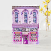 Totsie's Orchid Loungeグリーティングカード カード (黄色い花)