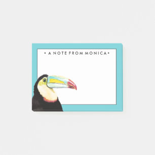 Toucanのあなたの一流の 熱帯鳥を加えて下さい ポストイット