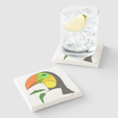 Toucanのコースター ストーンコースター (横)