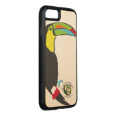 Toucanの木の電話箱 CarvedウッドiPhoneケース (右)