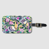 TOUCANの楽園のはっきりしたなボヘミアの熱帯 ラゲッジタグ (正面横)