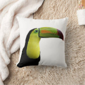 Toucanの熱帯エキゾチックな写真動物 クッション (ブランケット)