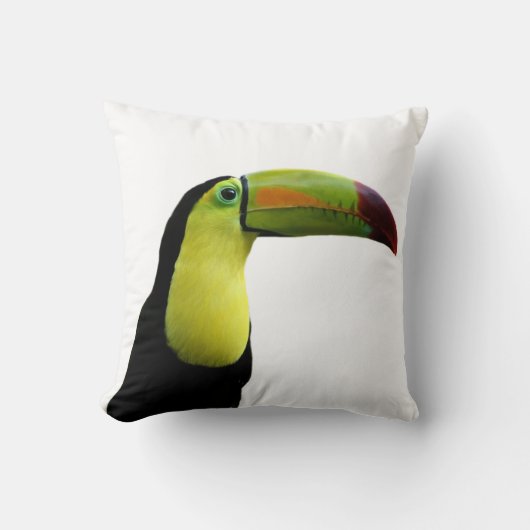 Toucanの熱帯エキゾチックな写真動物 クッション (正面)