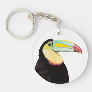 Toucanの熱帯鳥 キーホルダー