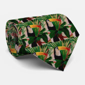 Toucanの鳥のエキゾチックなジャングルの野性生物メンズ首のタイ ネクタイ (ロール)