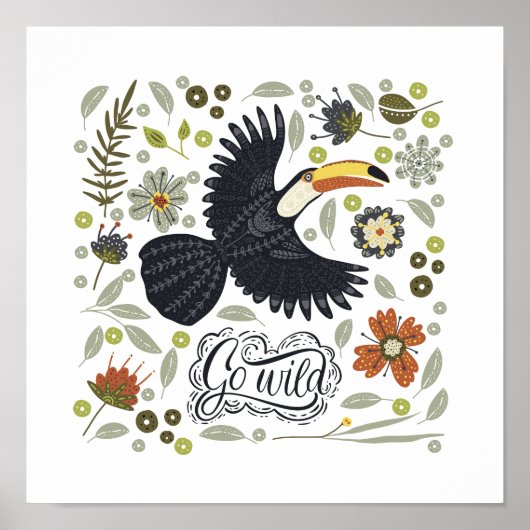 Toucanポスター：熱帯を持ち帰る ポスター (正面)