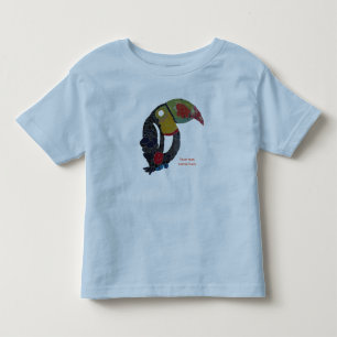 Toucanモザイクカスタマイズ可能な幼児用Tシャツ トドラーTシャツ