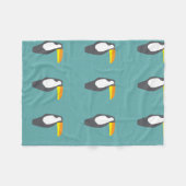 Toucan毛布 フリースブランケット (正面(横))