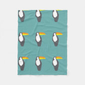 Toucan毛布 フリースブランケット (正面)