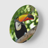 Toucan ラウンド壁時計 (傾斜)