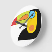 Toucan ラウンド壁時計 (傾斜)