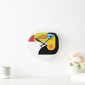 Toucan ラウンド壁時計 (ホーム)