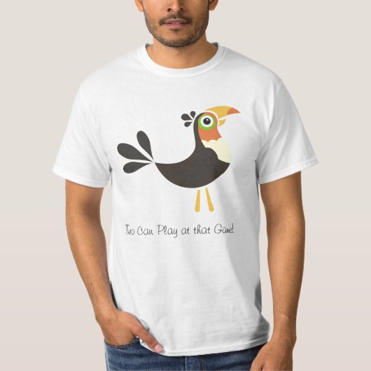 Toucan、2はそのゲームで遊ぶことができます! Tシャツ (正面)