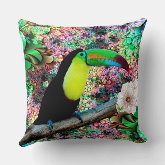 Toucan 4の枕 クッション (裏面)