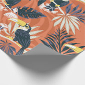 toucan and jungle seamless pattern ラッピングペーパー (角)