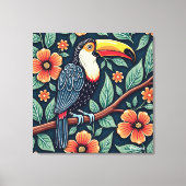 Toucan Batik Art キャンバスプリント (正面)