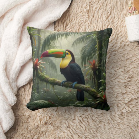 Toucan Bird クッション (ブランケット)