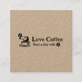 Toucan coffee card コーリングカード (正面)