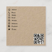 Toucan coffee card コーリングカード (裏面)