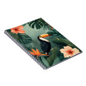Toucan Muse Tropical Botanical Notebook ノートブック (右側)
