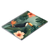 Toucan Muse Tropical Botanical Notebook ノートブック (左側)