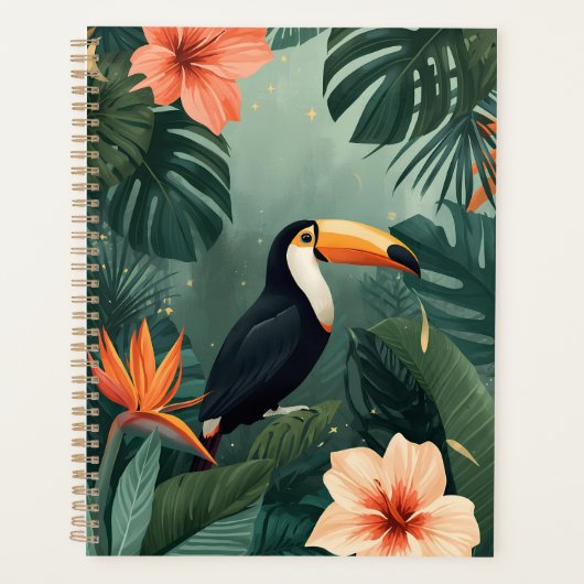 Toucan Muse Tropical Botanical Planner プランナー手帳 (正面)