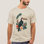 Toucan Muse Tropical Botanical T-Shirt Tシャツ (正面)