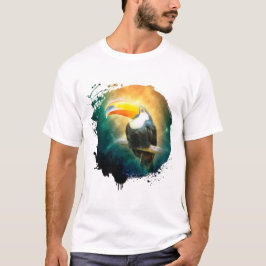 Toucan Oiseau Animal Vie Sauvage Forêt Nature Tシャツ