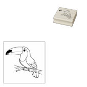 Toucan Wooden Art Stamp ラバースタンプ (押印)